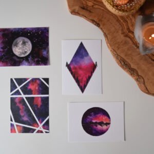 8er Kartenset, You spoke creation