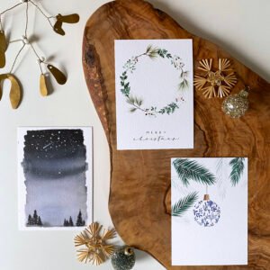 6er Kartenset, Weihnachten